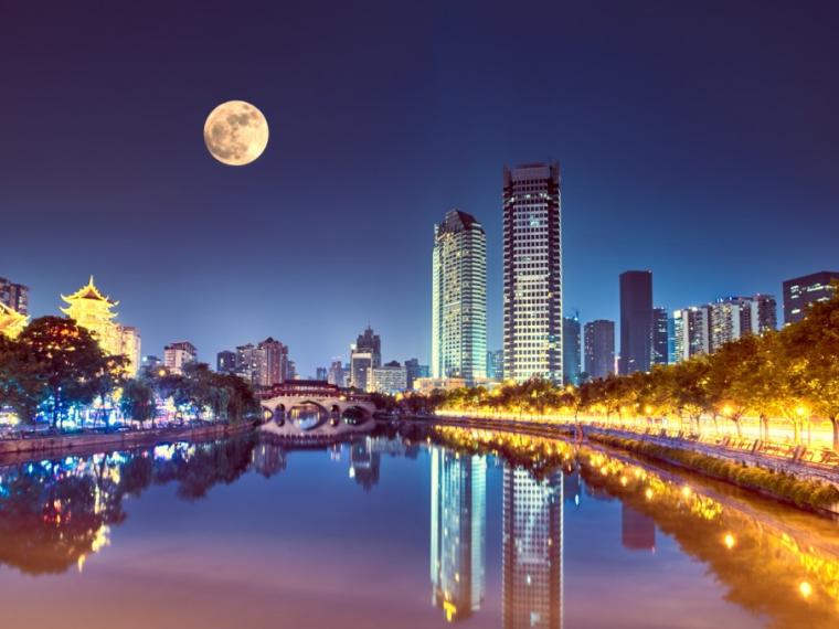 LUNA ARTIFICIAL CHINA PARA ILUMINAR LA CIUDAD