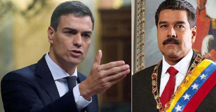 SANCHEZ LLAMA TIRANO A MADURO