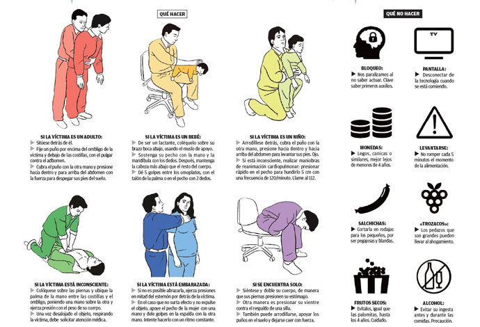 atragantamiento primerosauxilios