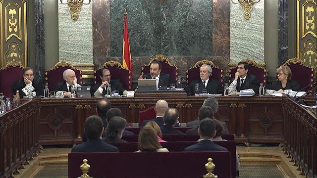 CONTINUA EL JUICIO CONTRA LOS POLITICOS CATALANES