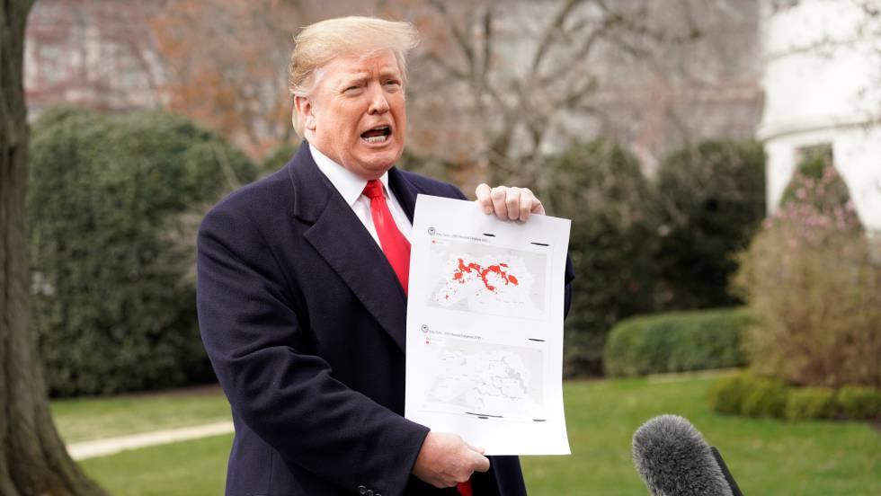 TRUMP SIGUE ANUNCIANDO LA DESAPARICION DEL ESTADO ISLÁMICO