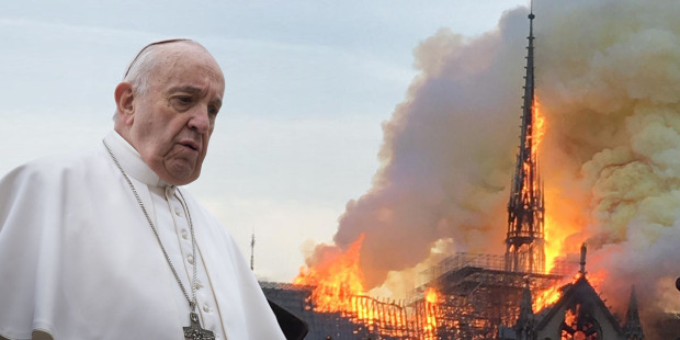 20190416 papa notre dame