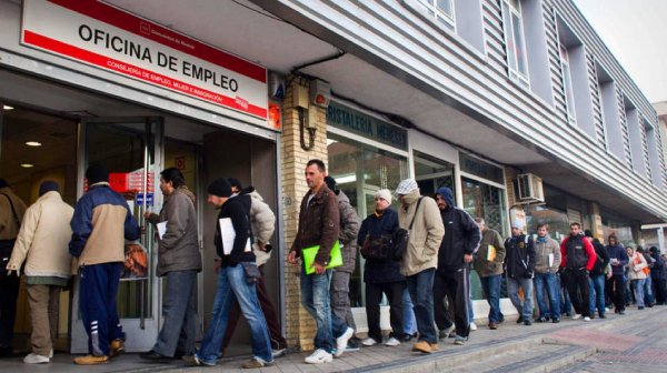 cola desempleados