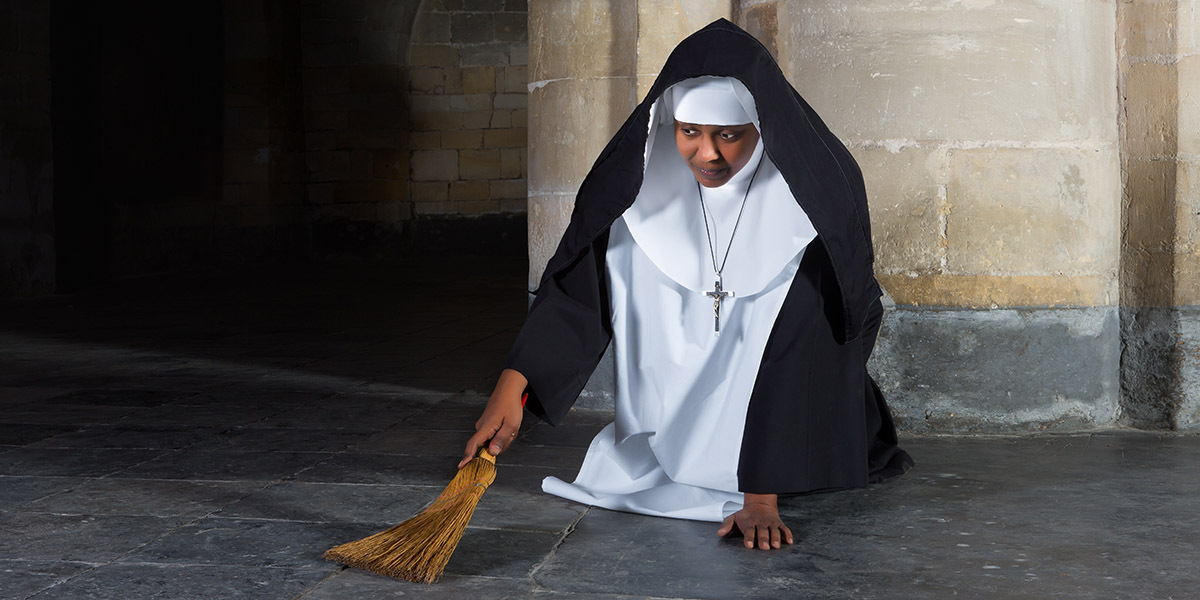 web3 nun cleaning sweeping brush church shutterstock 212791855 anneka ai