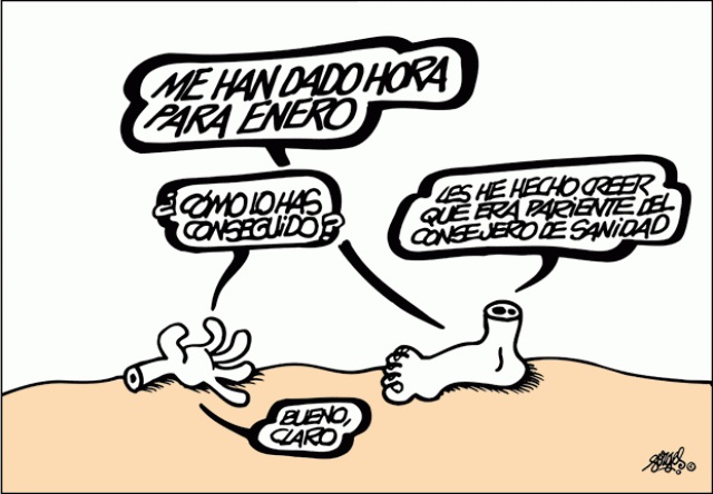 LA SANIDAD PÚBLICA MADRILEÑA DEJA MUCHO QUE DESEAR