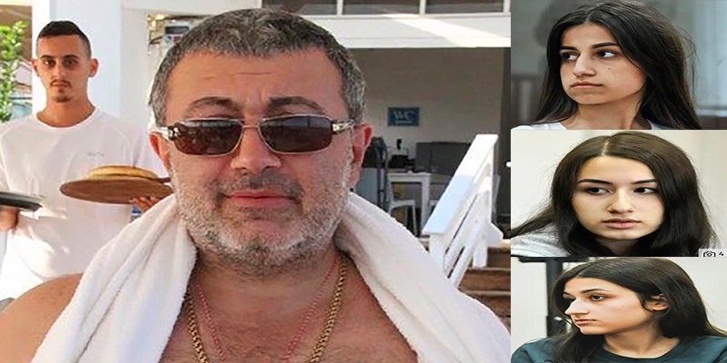 Krestina Angelina y Maria Jachaturyan con su padre violador