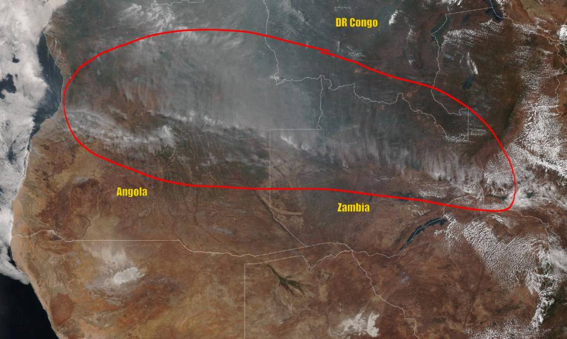 LA NASA REVELA: ARDE MÁS AFRICA QUE LA AMAZONÍA