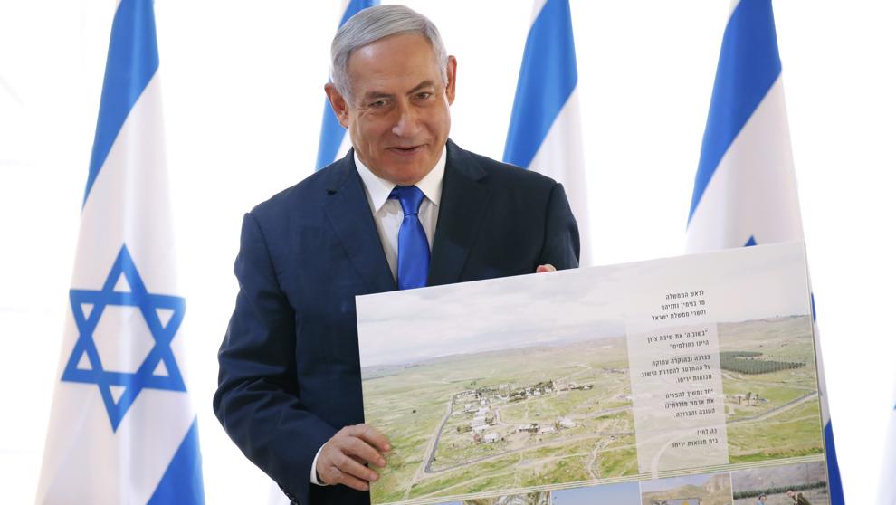 NETANYAHU PROMETE A LOS COLONOS, HEBRON
