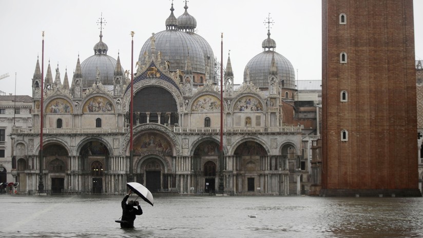 VENECIA SE AHOGA: COMO ANTES DEL CAMBIO CLIMATICO