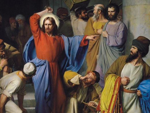 Jesús expulsa a los mercaderes