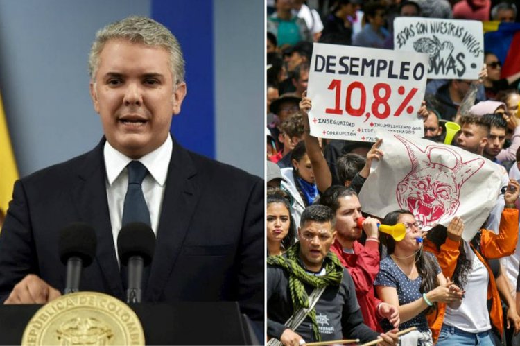 Y EN COLOMBIA: PROTESTA MASIVA CONTRA IVAN DUQUE
