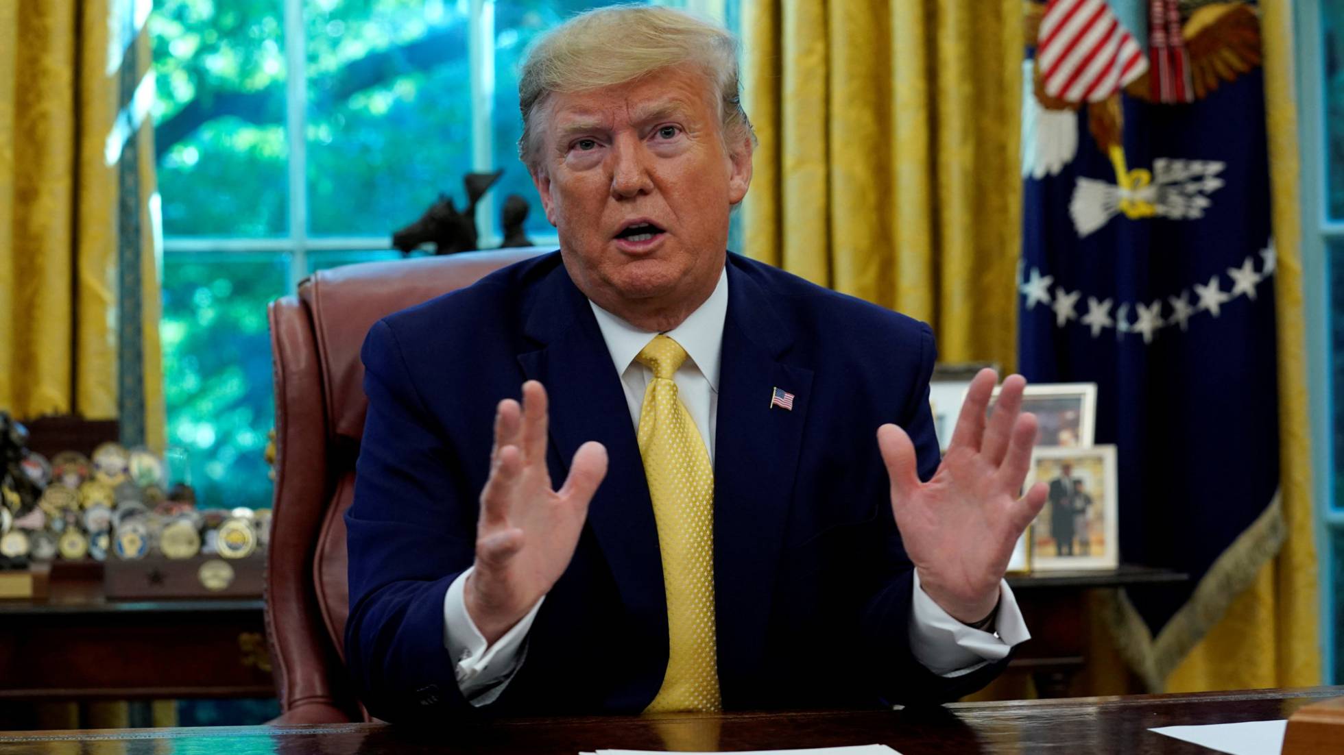TRUMP SIGUE MIRANDO PARA CASA
