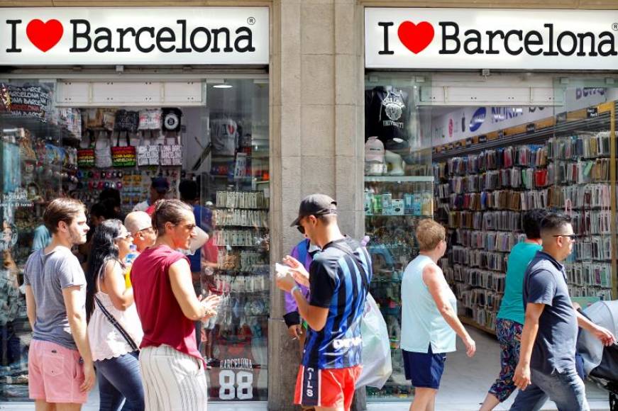 FOTOGRAFÍA. CATALUÑA ESPAÑA 02.09.2019. Cataluña se convirtió en julio en el principal destino de los turistas extranjeros en España inseguridad barcelna. Efe