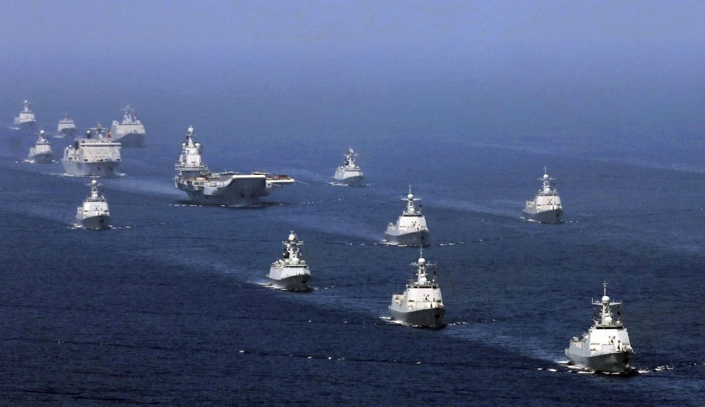 Marinha Chinesa em demonstração de força 1024x591