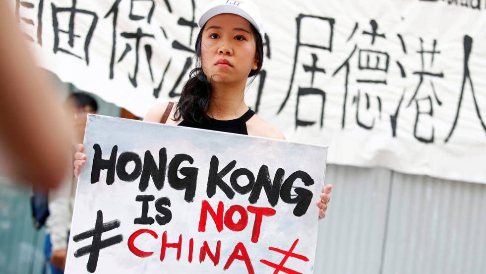 MANIFESTACIÓN EN HONG KONG