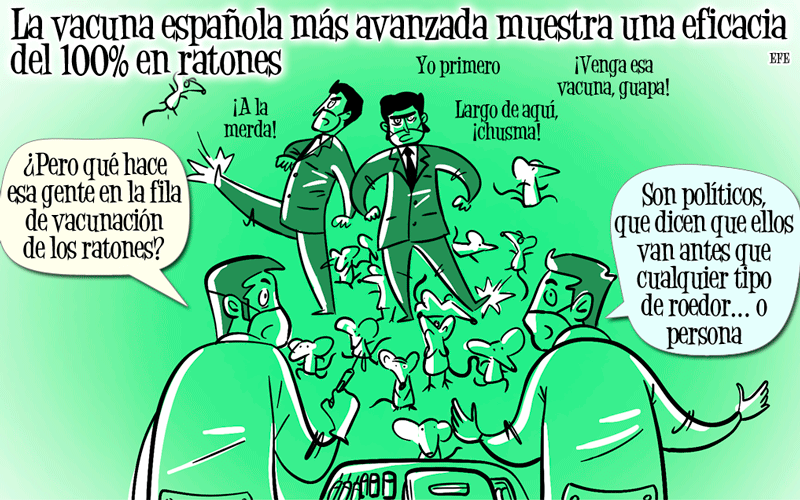 ENSAYAN VACUNA ESPAÑOLA: ALEATORIA Y ENMASCARADA