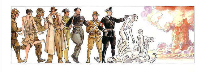 la evolucion de la humanidad milo manara segunda guerra1