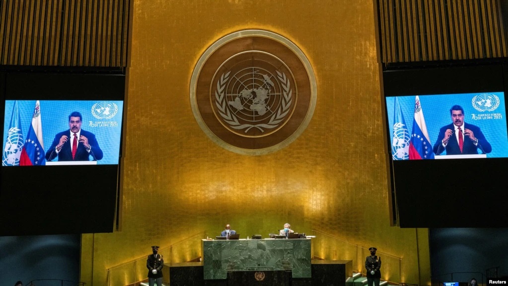 NICOLÁS MADURO APARECE EN LA ONU… EN GRABACIÓN