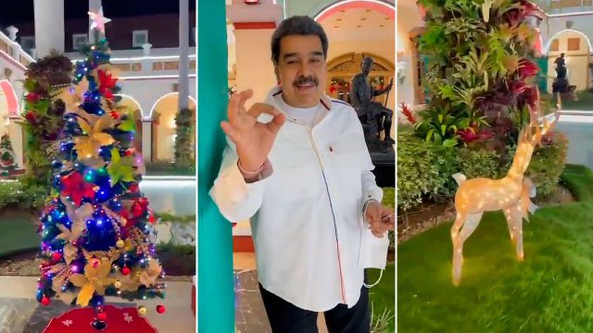 NUEVAMENTE, MADURO LE PONE EL RITMO A LA NAVIDAD