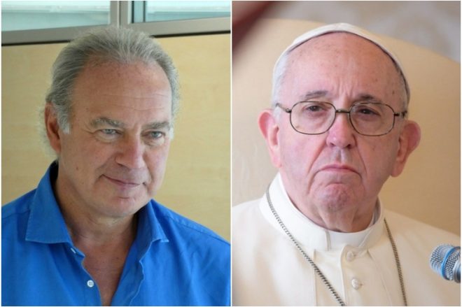 BERTÍN OSBORNE CARGA IRRESPETUOSAMENTE CONTRA EL PAPA