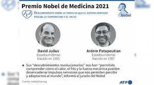PREMIO NOBEL DE MEDICINA: TEMPERATURA Y TACTO