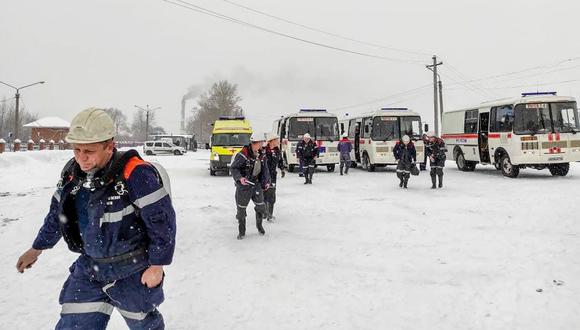 MORTAL ACCIDENTE EN UNA MINA DE SIBERIA