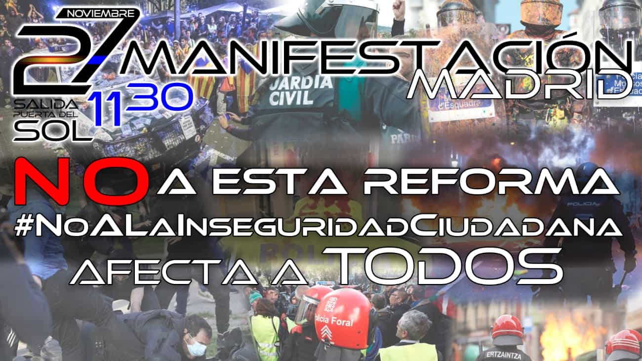 MANIFESTACION DE LA POLICIA: ¿A ELLOS TAMBIEN LOS AMORDAZAN?