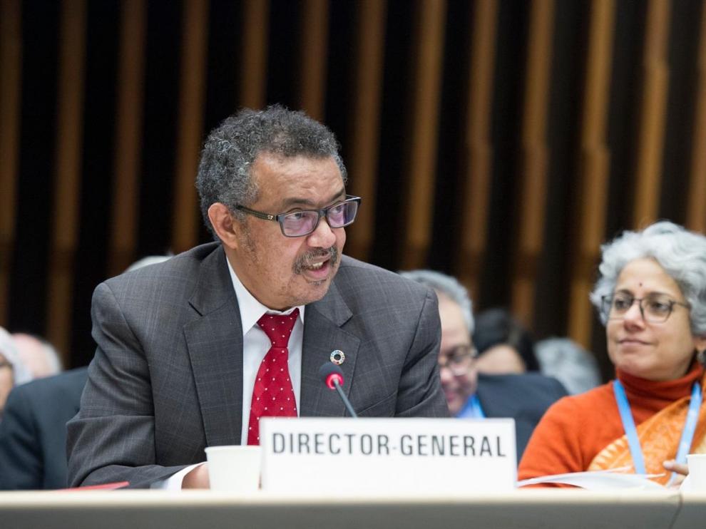 el director general de la organizacion mundial de la salud tedros adhanom ghebreyesus en una imagen de archivo