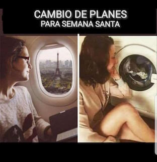 Cambio de planes para la Semana Santa coronavirus
