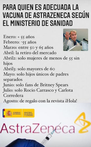 astrazeneka a quien poner