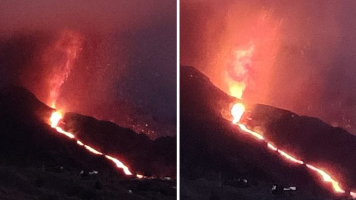 VOLCAN DE PALMA: LA ACTIVIDAD NO CESA