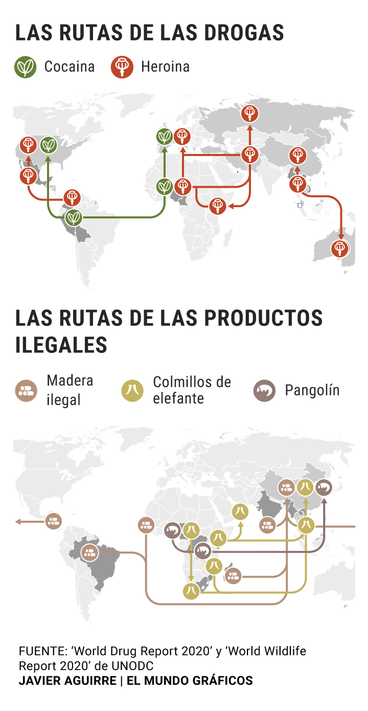 rutas contrabando