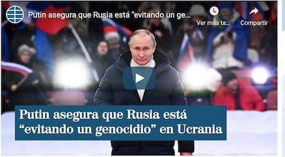 PUTIN Y SUS 200.000, CADA UNO SE HACE SU PROPAGANDA