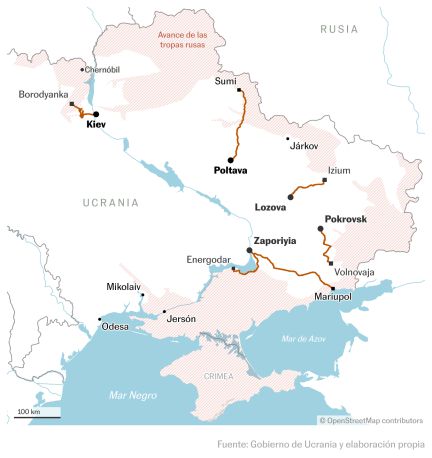 ucrania mapa