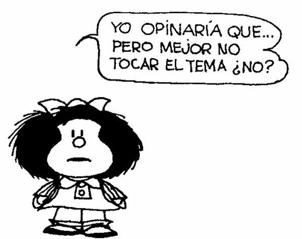 CHISTE MAFALDA OPINAR