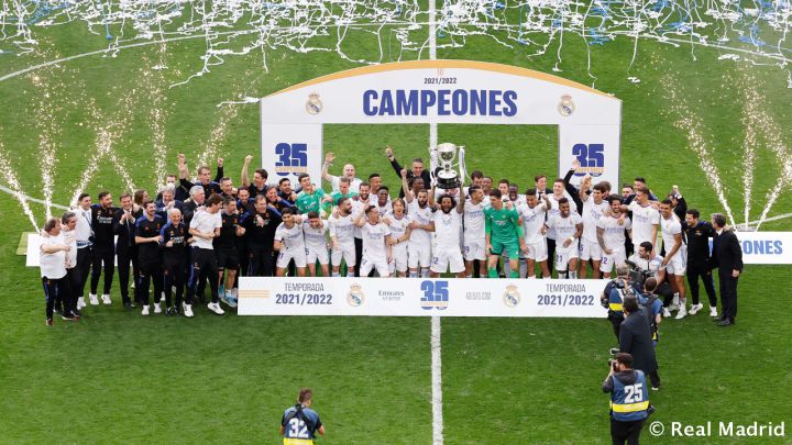 EL REAL MADRID CLUB DE FUTBOL, CAMPEÓN DE LIGA 2021-2022