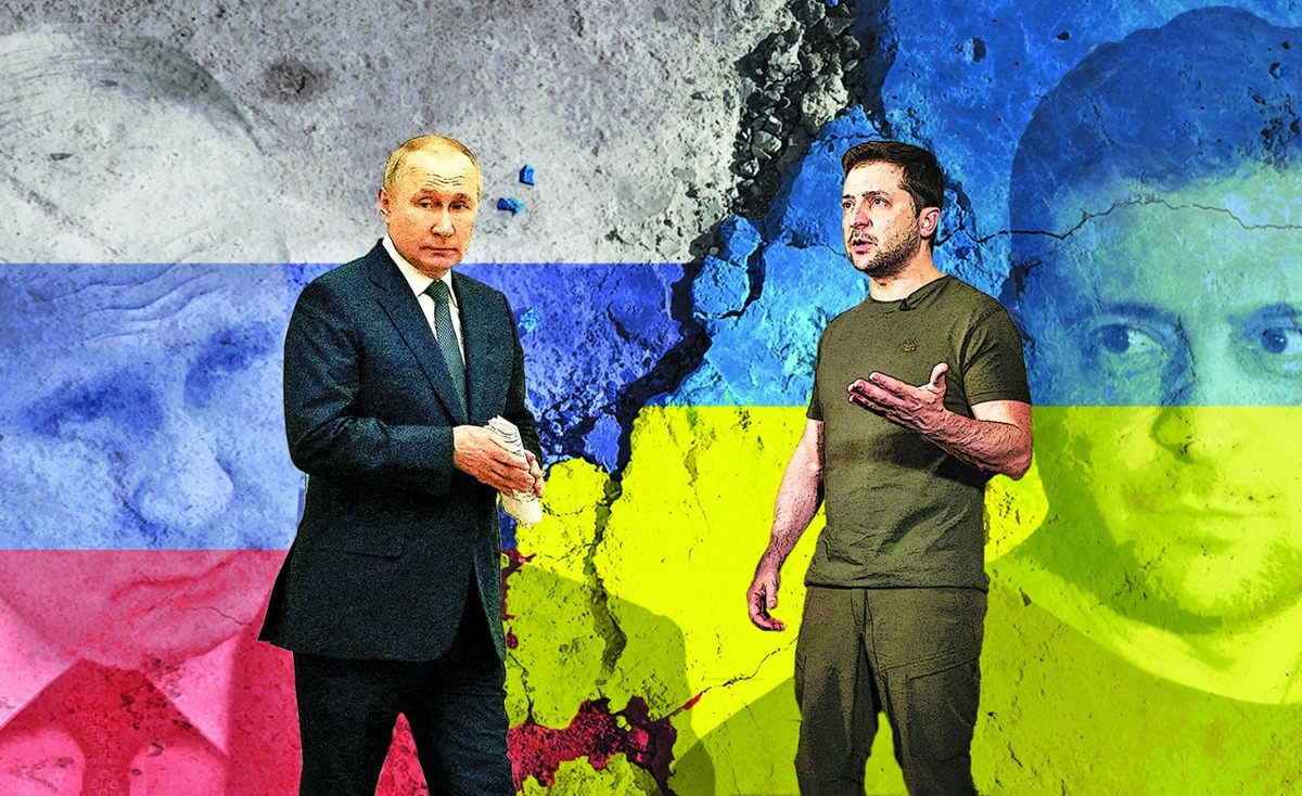 vladimir putin y volodomir zelenski