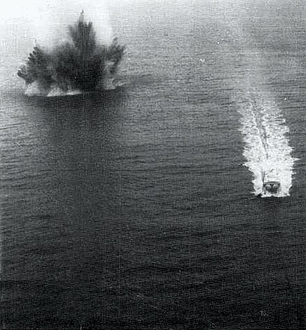440px Mine explosion Operation End Sweep 9 March 1973