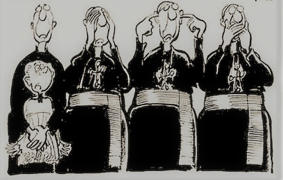 3 caricatura sobre pederastas en la iglesia catolica