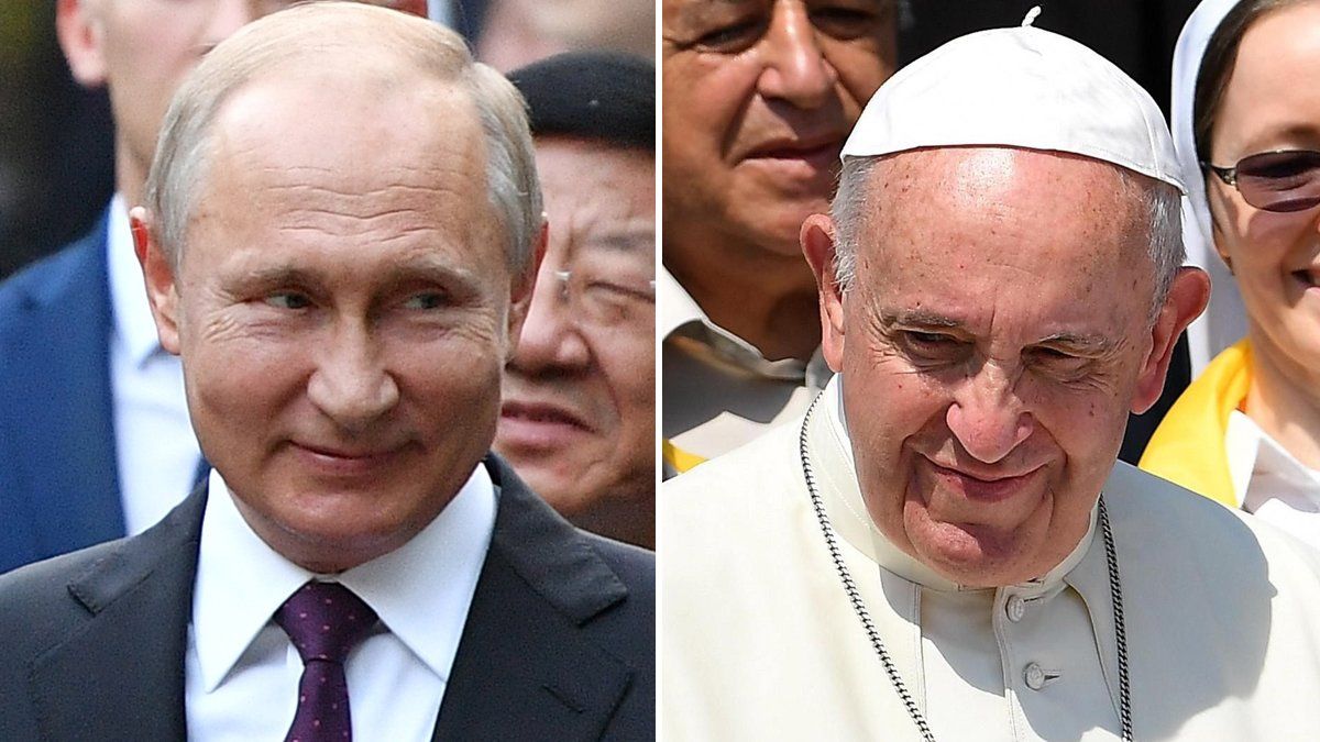 el papa y putin
