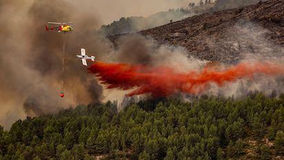 MEJORAN LOS INCENDIOS POR LA LLUVIA: POCO QUEDA QUE QUEMAR