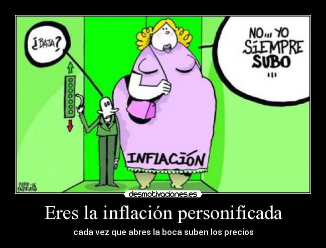 LA INFLACIÓN NOS AHOGA