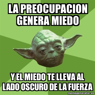 yoda y el miedo