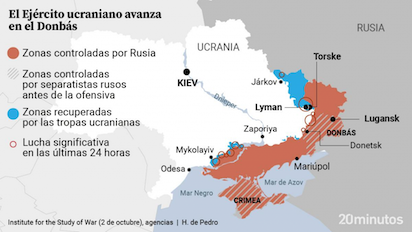 GUERRA: Ucrania eufórica avanza… mientras Putin… ¿tranquilo?