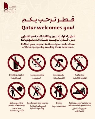 mundial qatar 2022 normas conducta