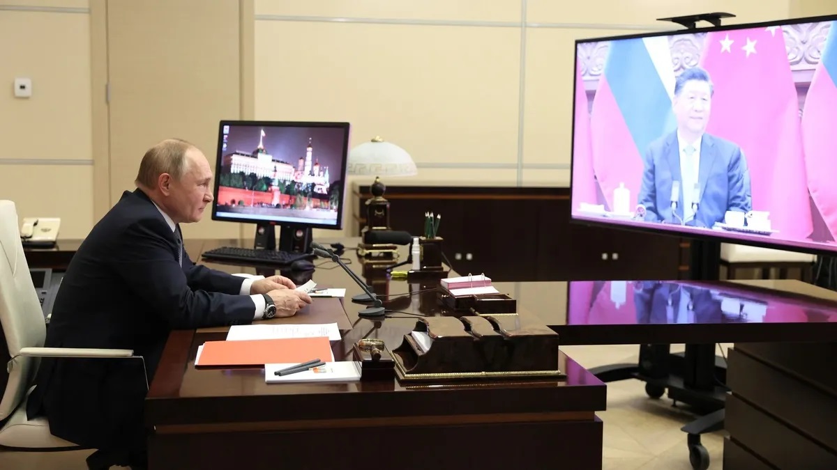 UCRANIA: COMPINCHEO EN CUMBRE RUSO-CHINA POR VIDEOCONFERENCIA