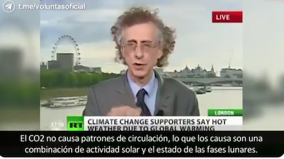 EL SER HUMANO NO TIENE NADA QUE VER CON EL CAMBIO CLIMATICO