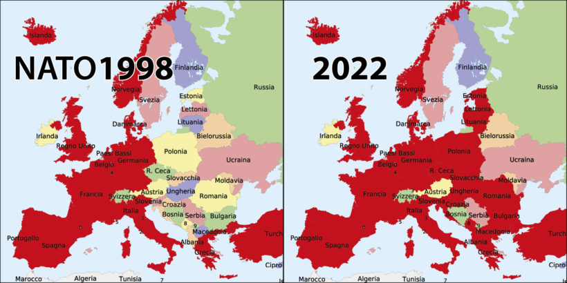 Espansione NATO 1990 2022 820x410