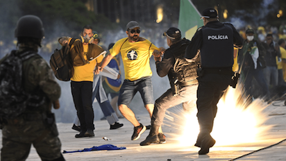 BRASIL: REALMENTE IBAN A UNA MANIFESTACION PACÍFICA