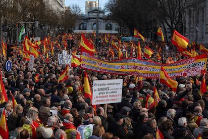 MANIFESTACIÓN MULTITUDINARIA EN MADRID CONTRA EL GOBIERNO